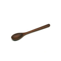 Cuillère en bois d'acacia foncé 15cm