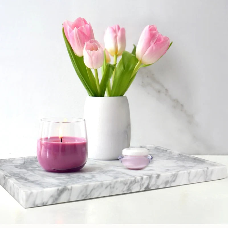 Plateau décoratif en marbre