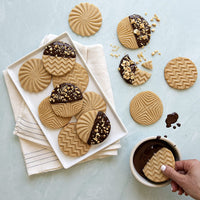 Geo Patterns Cookie Stamps, set of 3