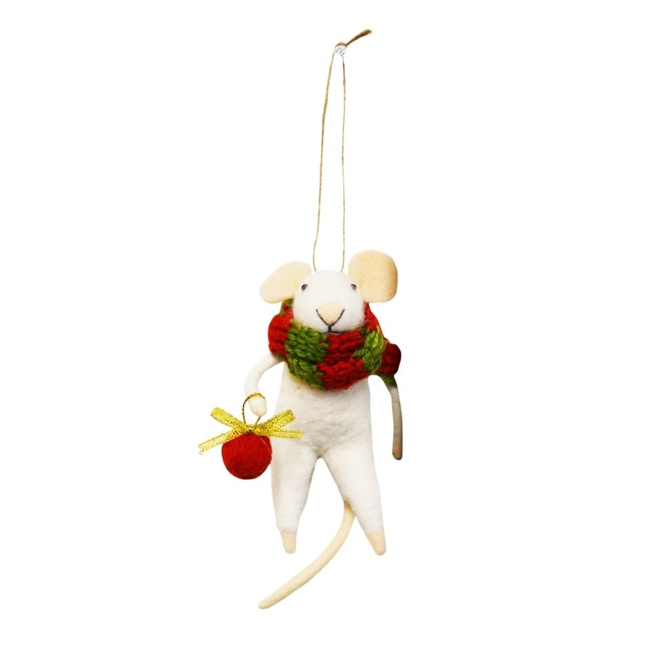 Ornement Souris Boule de Noël