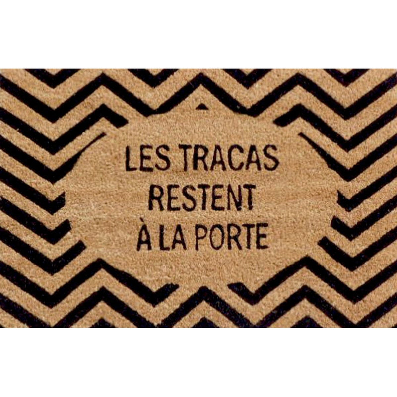 Doormat Les Tracas Restent à la Porte