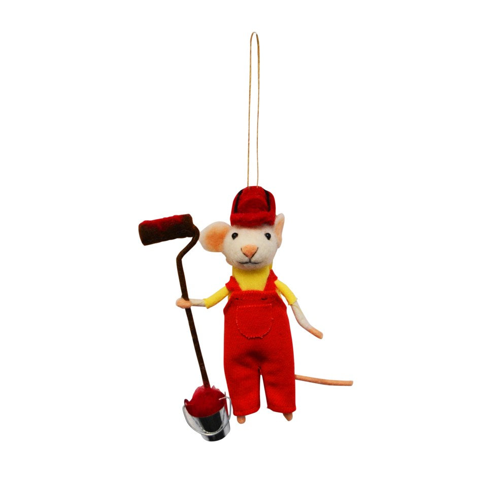 Felt Mouse Ornament Painter