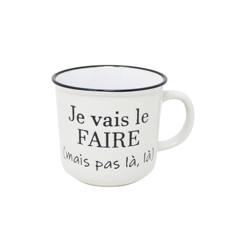 Je Vais Le Faire Mug 14 oz