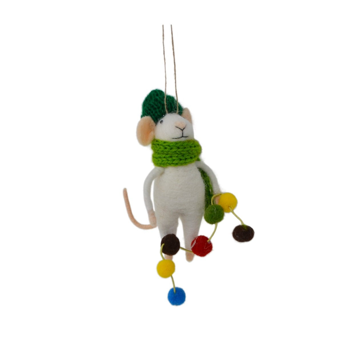 Ornement de souris guirlande