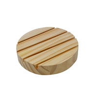 Porte-savon rond naturel