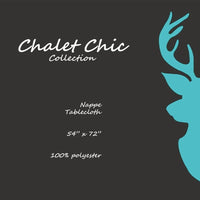 Chalet Chic Tablecloth - Green 54x72"