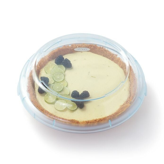 Plat à tarte en verre avec couvercle - 9 pouces