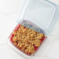 Plat de cuisson en verre avec couvercle - 2,0 pintes