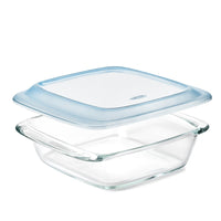 Plat de cuisson en verre avec couvercle - 2,0 pintes