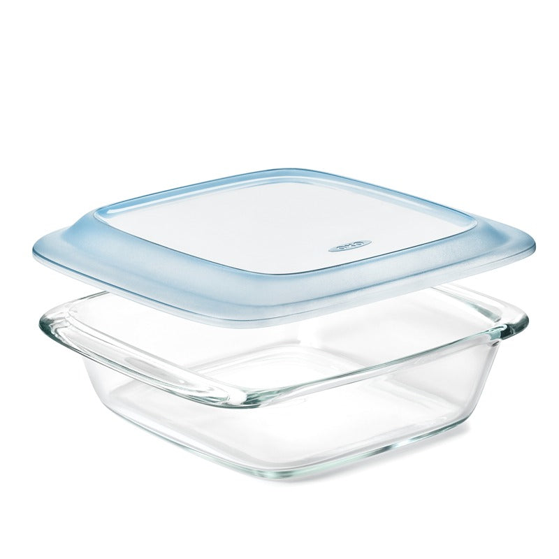 Plat de cuisson en verre avec couvercle - 2,0 pintes