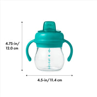 Soft Spout Sippy Cup with Removable Handles - Teal