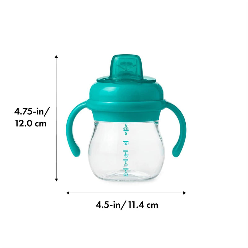 Soft Spout Sippy Cup with Removable Handles - Teal