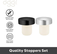 Set of 2 Cork Bottle Stoppers