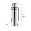 Shaker à cocktails pour bar 750ml - Acier inoxydable