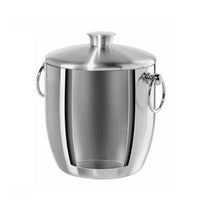 Double Wall Ice Bucket with Ice Tongs