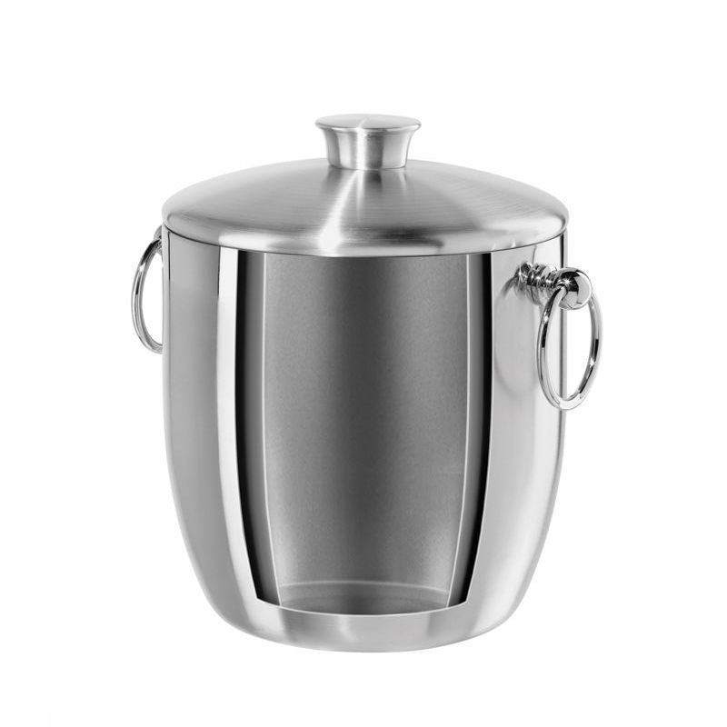 Double Wall Ice Bucket with Ice Tongs