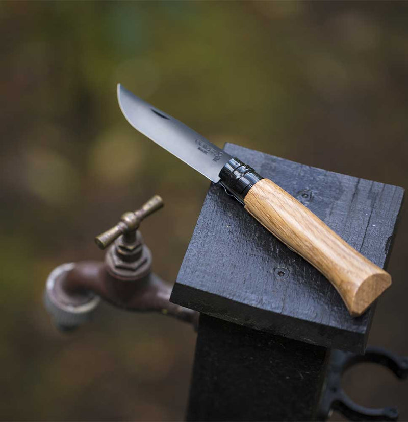 N°08 Black Oak Folding Knife