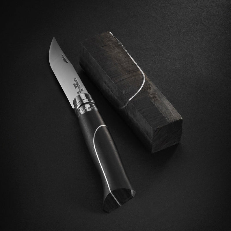 N°08 Ebony Ellipse Folding Knife