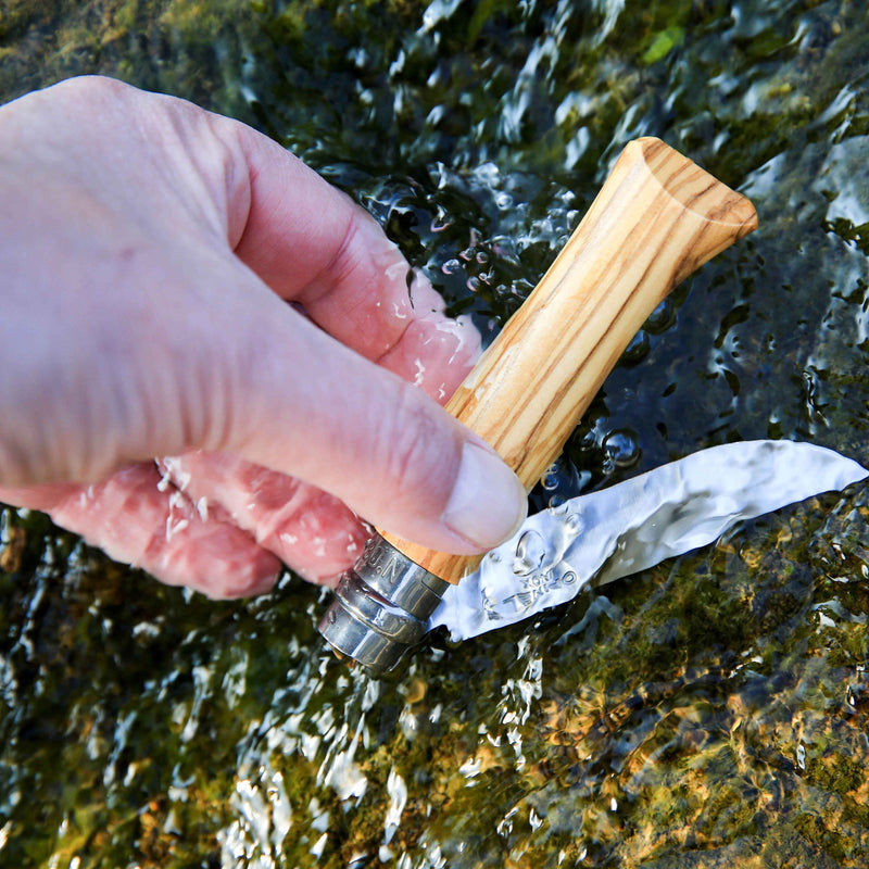 N°08 Olive Wood Folding Knife