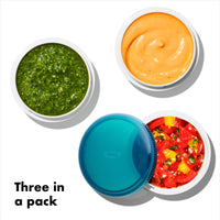 Set of 3 Leakproof Condiment Keepers