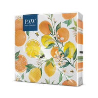 Serviettes en papier 3 plis - Agrumes et abeilles