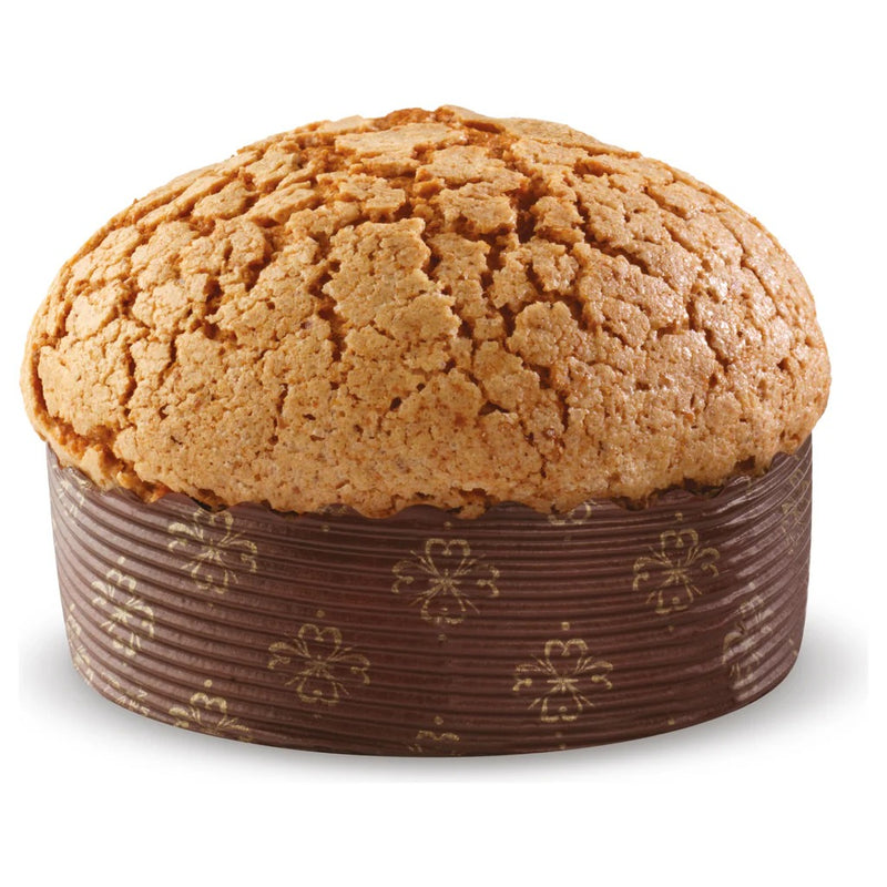 Panettone Galup traditionnel aux gouttes de chocolat blanc au caramel 750g