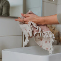 "Have A Heart" Turkish Cotton Hand Towels - Pack of 2
