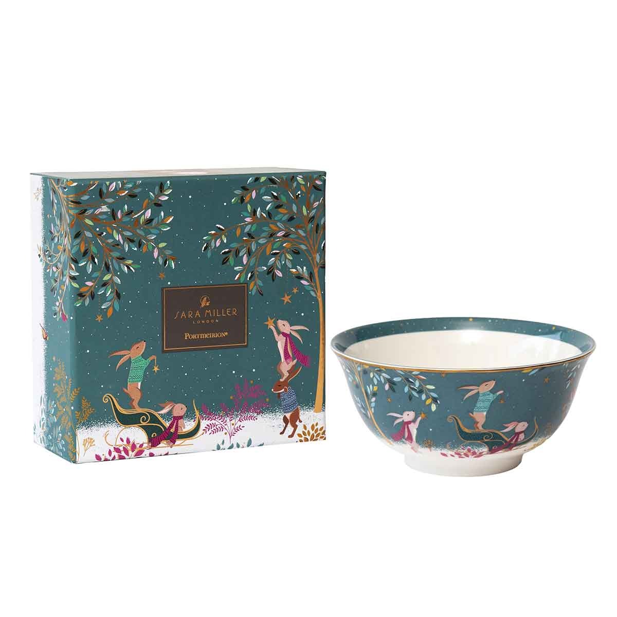 Bol à bonbons Sara Miller Woodland Tales - Traîneau du lapin