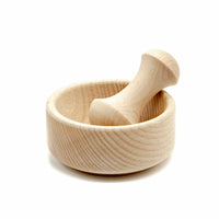 Beechwood Mortar & Pestle Set 10cm