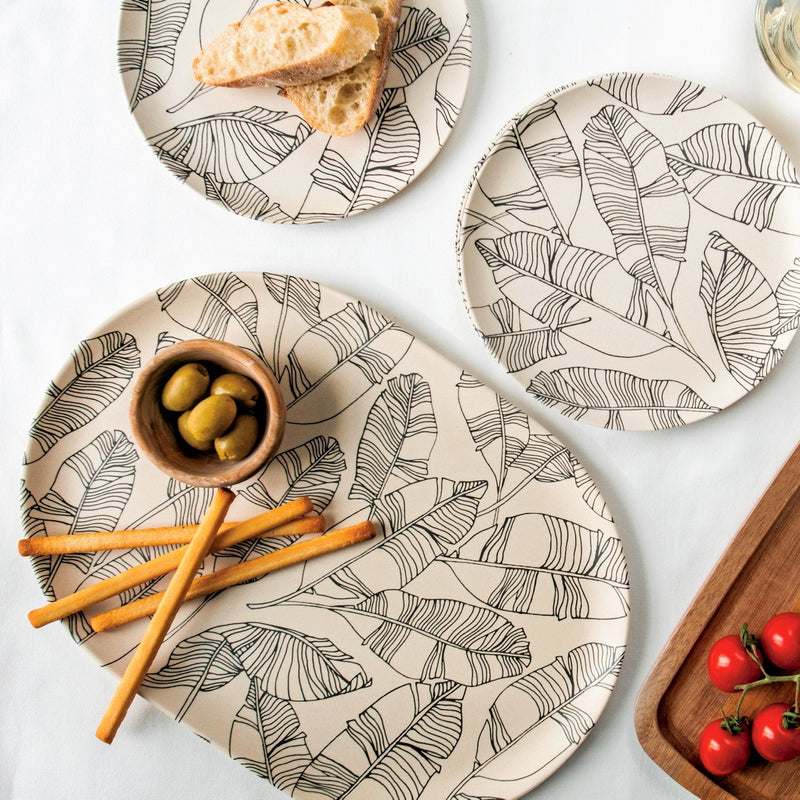 Plateau de service en bambou 15" x 10,6"