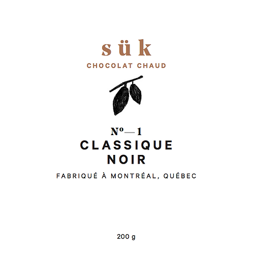 Chocolat chaud classique noir No.1 200g