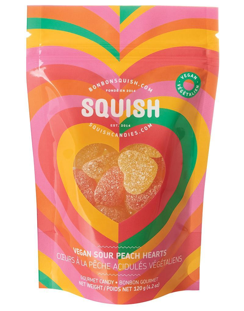 Vegan Sour Peach Hearts 120g – Holiday Décor gift Montreal Villeray Urban Palate
