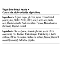 Vegan Sour Peach Hearts 120g
