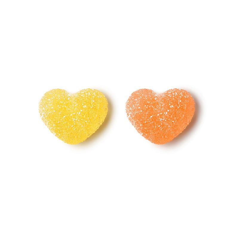 Vegan Sour Peach Hearts 120g