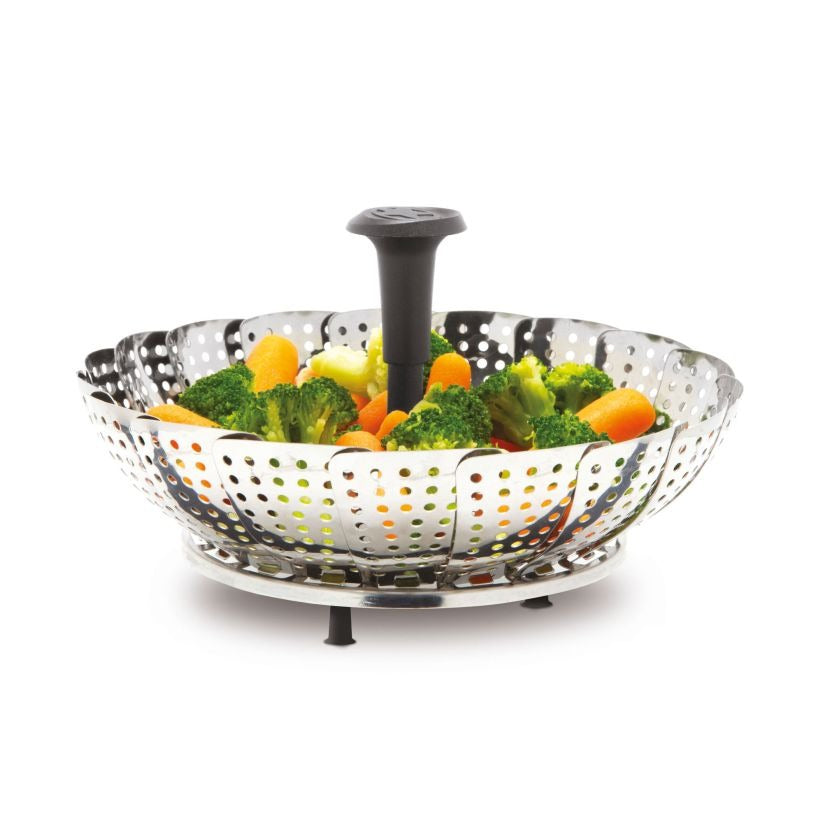 Gourmet STEEL - Cuiseur vapeur à légumes en acier inoxydable
