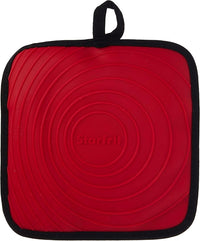 Manique en silicone rouge