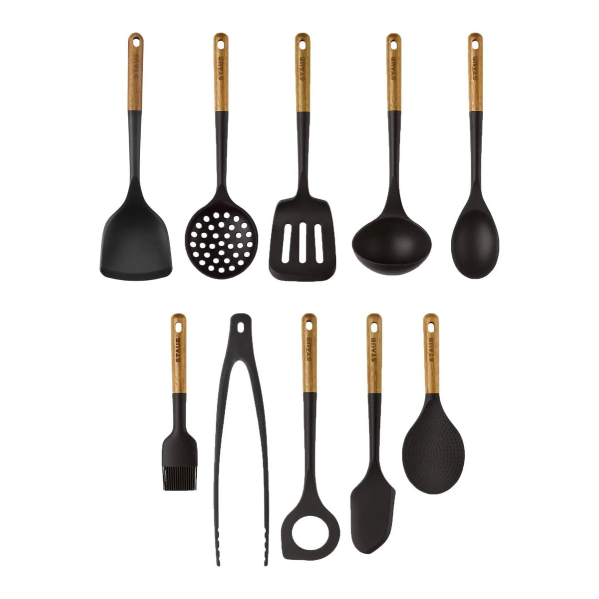 10 Piece Silicone Kitchen Utensil Set