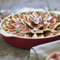 Cherry Red Ceramic Round Pie Dish 30cm