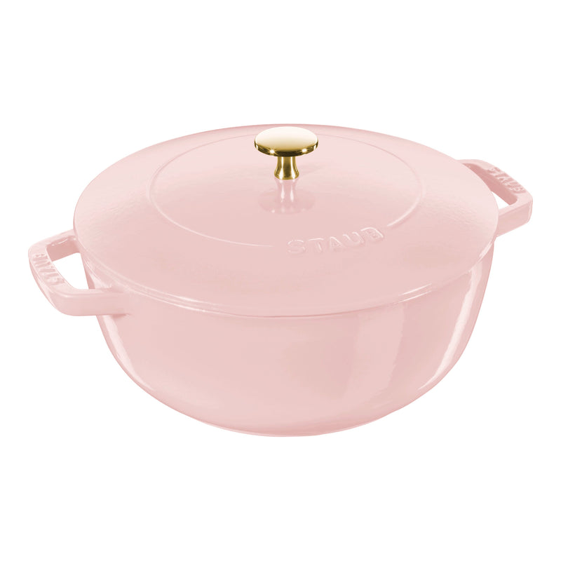 Sorbet Rose Cast Iron Round French Oven - 4.8L