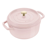 Sorbet Rose Cast Iron Round Cocotte - 22cm / 2.5L