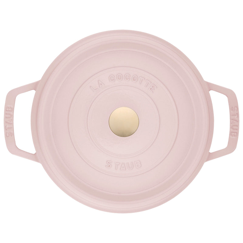 Sorbet Rose Cast Iron Round Cocotte - 22cm / 2.5L