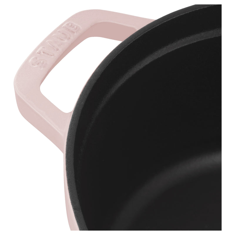 Sorbet Rose Cast Iron Round Cocotte - 22cm / 2.5L