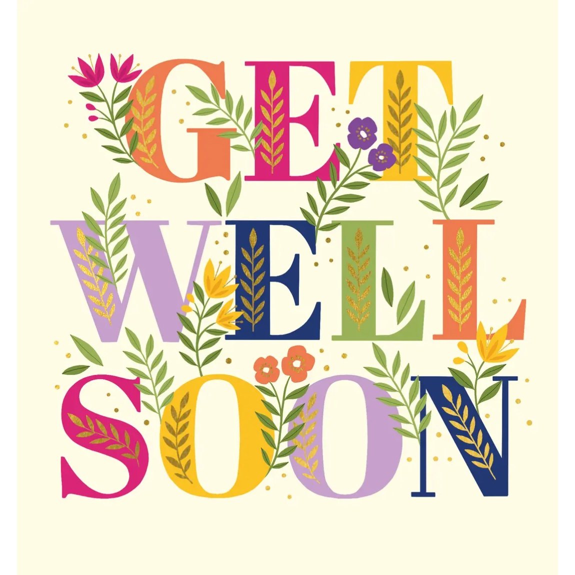 "Get Well Soon" Greeting Card