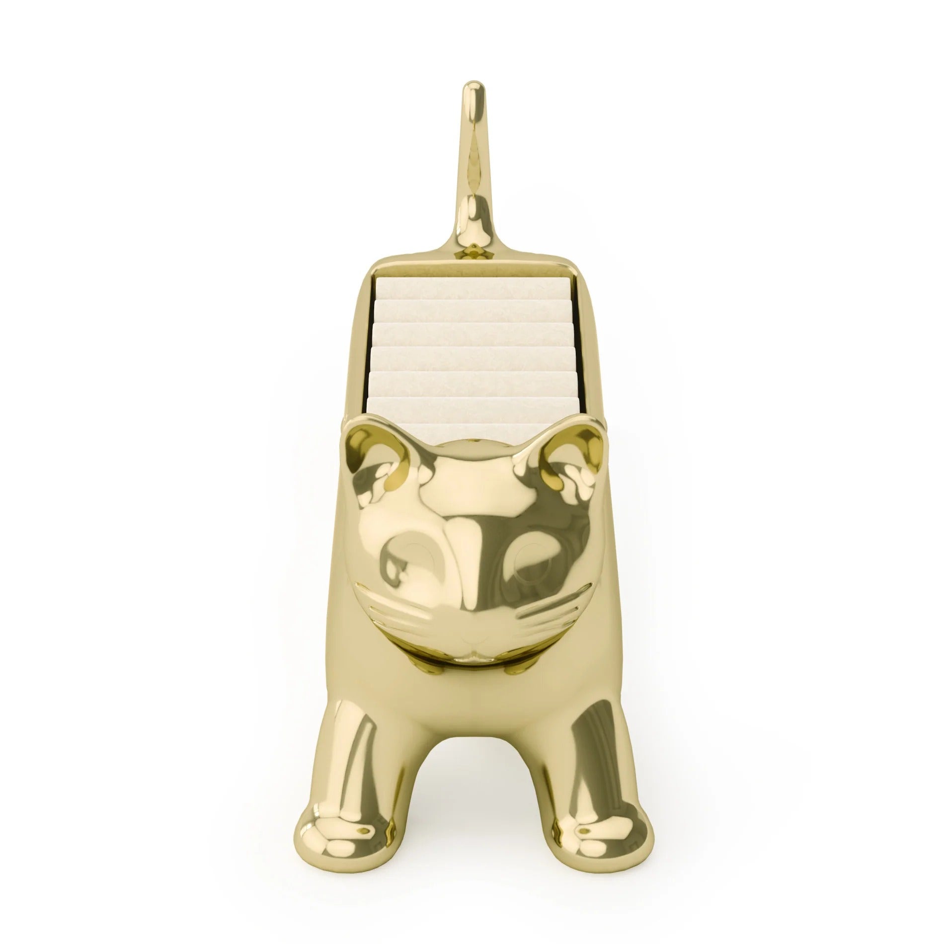 Ali Cat Ring Holder - Brass