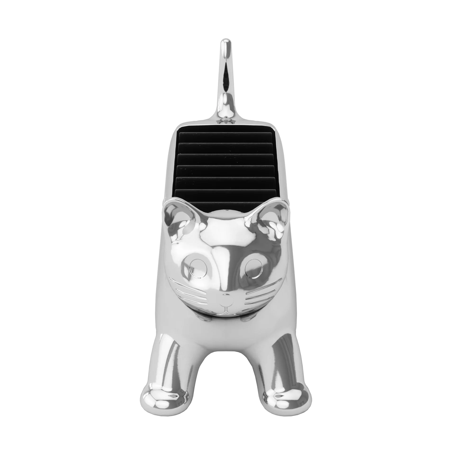 Ali Cat Ring Holder - Chrome