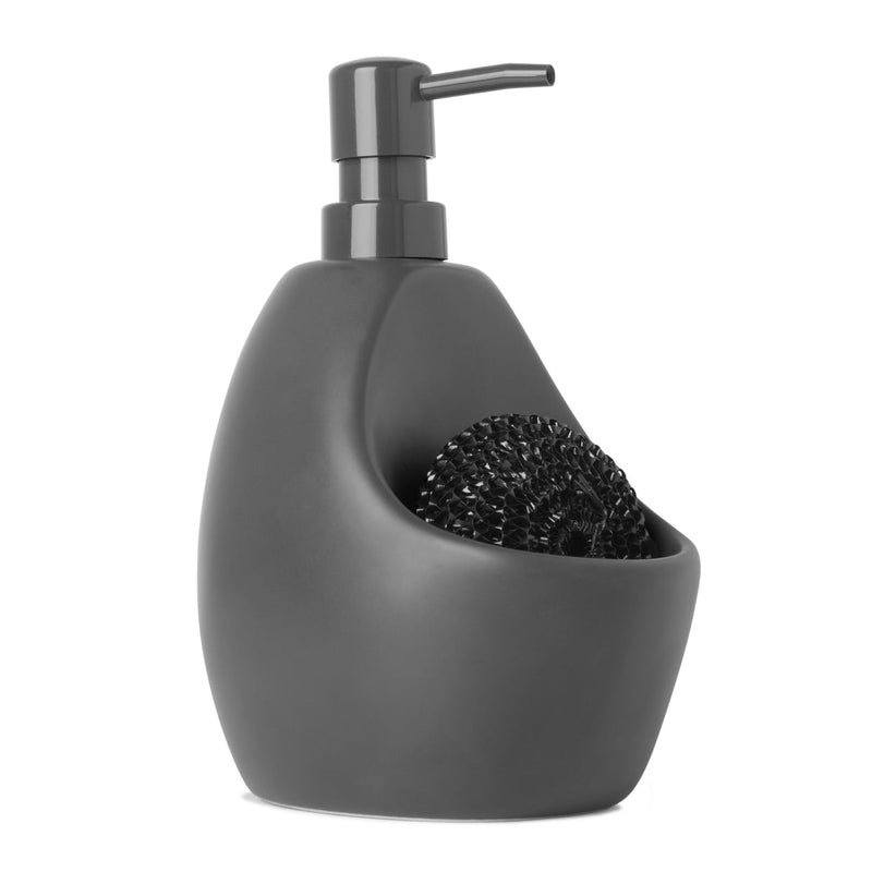 Joey Soap Pump & Scrubby - Charcoal