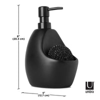 Joey Soap Pump & Scrubby - Black