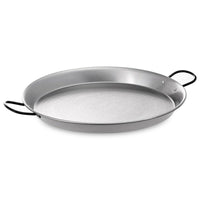 Poêle à Paella en Acier Poli La Valenciana 34 cm