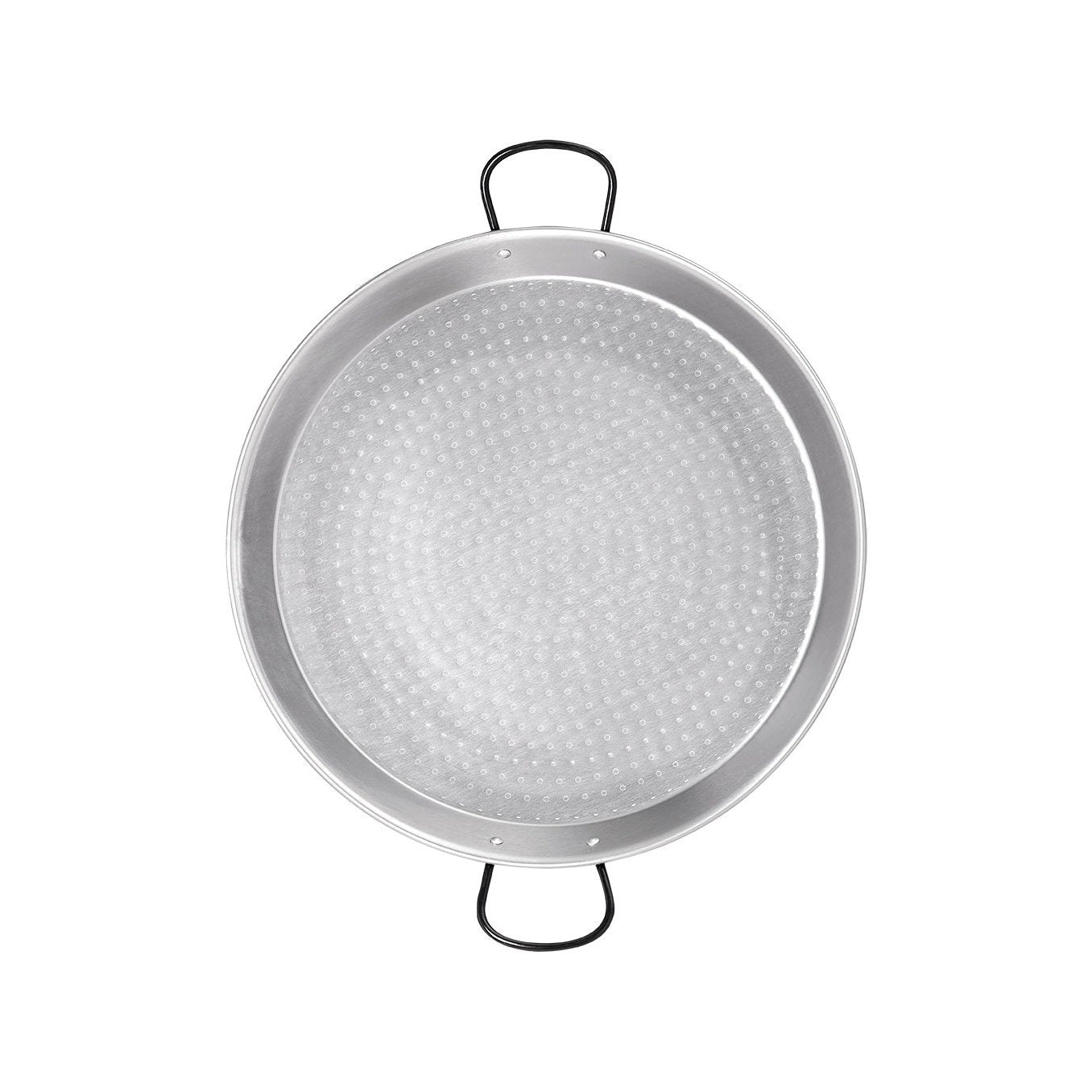 Poêle à Paella en Acier Poli La Valenciana 34 cm