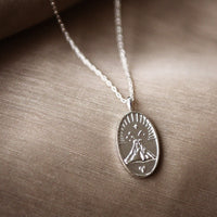 Aries Silver Zodiac Necklace